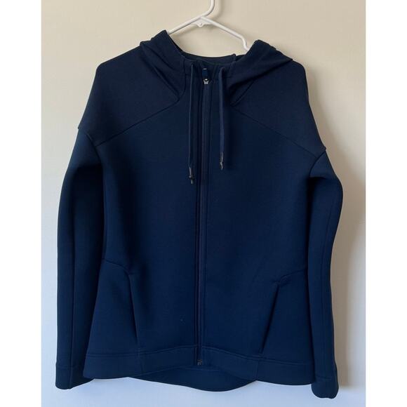 Sweaty Betty Cross Train Zip Hoodie Navy Blue Size Small - Picture 1 of 3